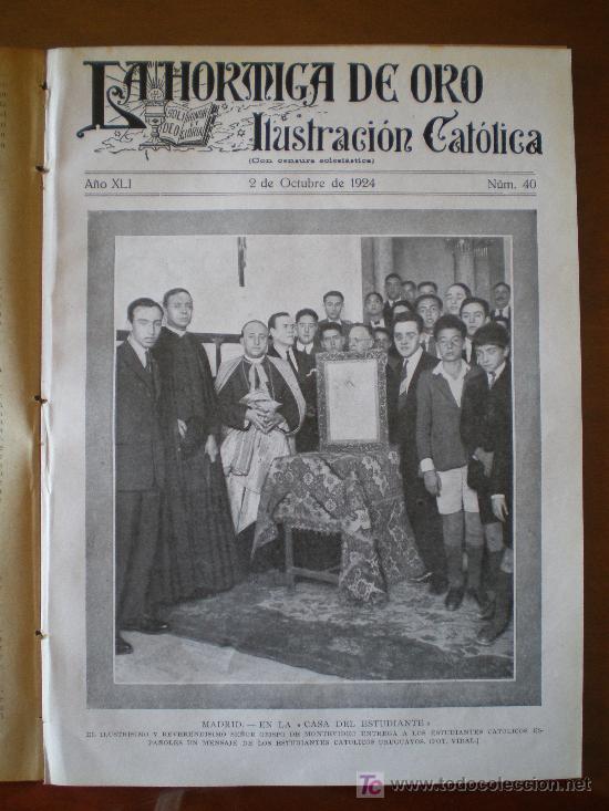 Coleccionismo de revistas y peri&oacute;dicos: LA HORMIGA DE ORO N&ordm; 40 (02/10/24) TARRAGONA EL CHORRO ANTEQUERA CARDONA BERZOSA ALICANTE