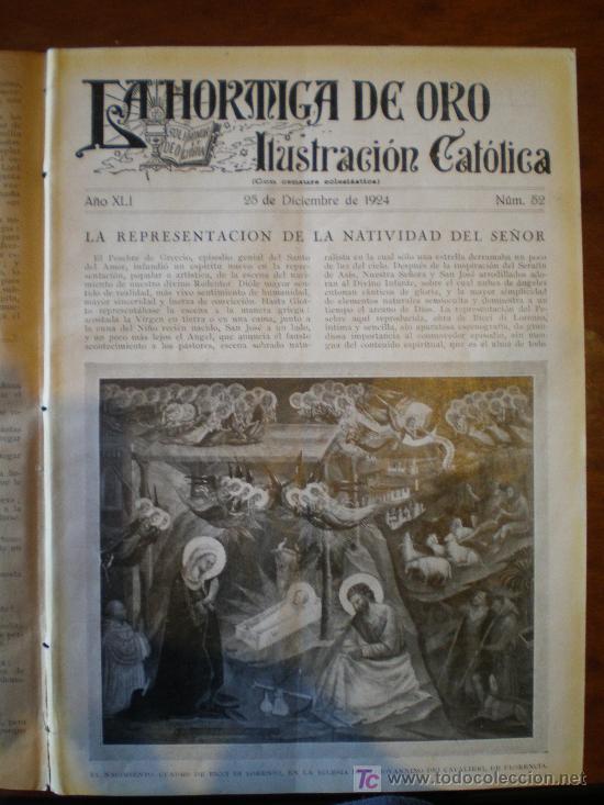 Coleccionismo de revistas y peri&oacute;dicos: LA HORMIGA DE ORO N&ordm; 52 (25/12/24) NAVIDAD NAZARET BURGOS ALICANTE MADRID BARCELONA BICCI CAMOES