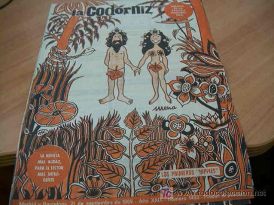 Coleccionismo de Revistas y Peri&oacute;dicos: LA CODORNIZ . N&ordm; 1453 21 - SEPTIEMBRE - 1969