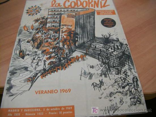 Coleccionismo de Revistas y Peri&oacute;dicos: LA CODORNIZ . N&ordm; 1455 5 - OCTUBRE - 1969