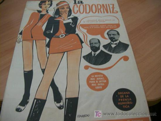 Coleccionismo de Revistas y Peri&oacute;dicos: LA CODORNIZ . N&ordm; 1444 20 - JULIO - 1969