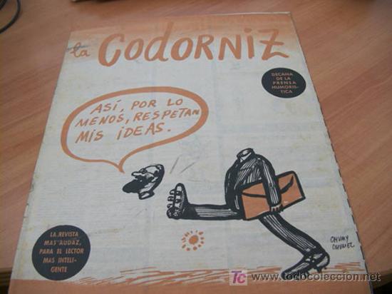 Coleccionismo de Revistas y Peri&oacute;dicos: LA CODORNIZ . N&ordm; 1459 2 - NOVIEMBRE - 1969