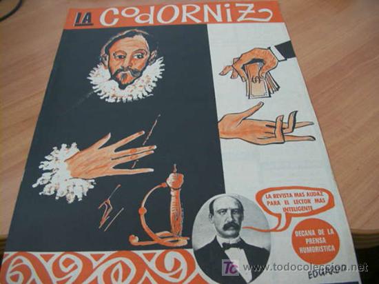 Coleccionismo de Revistas y Peri&oacute;dicos: LA CODORNIZ . N&ordm; 1456 12 - OCTUBRE - 1969