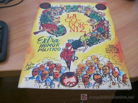 Coleccionismo de Revistas y Peri&oacute;dicos: LA CODORNIZ . EXTRA HUMOR POLITICO N&ordm; 1441 29 - JUNIO - 1969