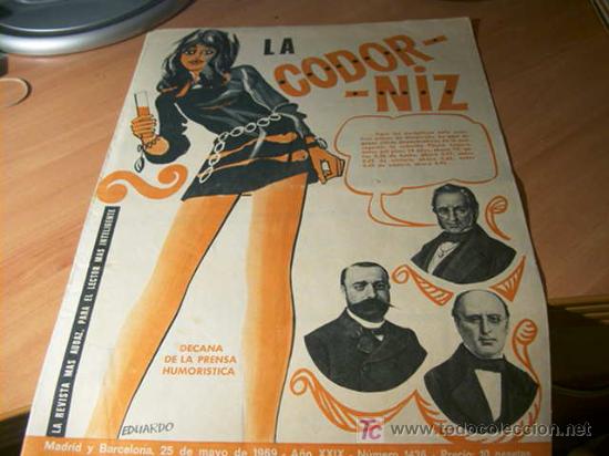 Coleccionismo de Revistas y Peri&oacute;dicos: LA CODORNIZ . N&ordm; 1436 25 - MAYO - 1969