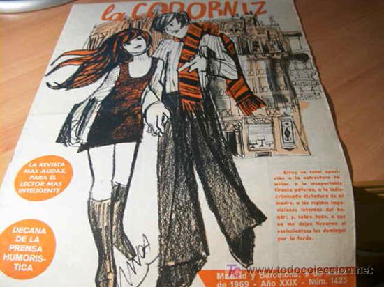 Coleccionismo de Revistas y Peri&oacute;dicos: LA CODORNIZ . N&ordm; 1425 9 - MARZO - 1969