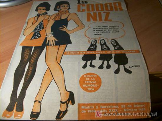Coleccionismo de Revistas y Peri&oacute;dicos: LA CODORNIZ . N&ordm; 1423 23 - FEBRERO - 1969