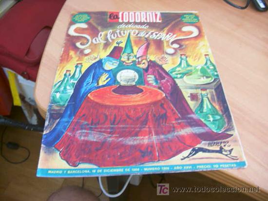 Coleccionismo de Revistas y Peri&oacute;dicos: LA CODORNIZ . EXTRA DEDICADO AL FUTURO DE ESPA&Ntilde;A N&ordm; 1309 18 - DICIEMBRE - 1966