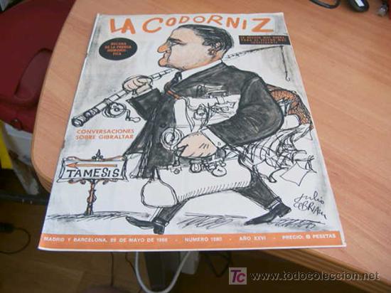 Coleccionismo de Revistas y Peri&oacute;dicos: LA CODORNIZ . N&ordm; 1280 29 - MAYO - 1966