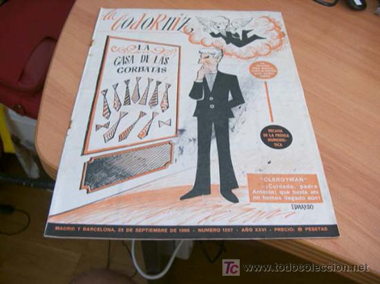 Coleccionismo de Revistas y Peri&oacute;dicos: LA CODORNIZ . N&ordm; 1297 25 - SEPTIEMBRE - 1966