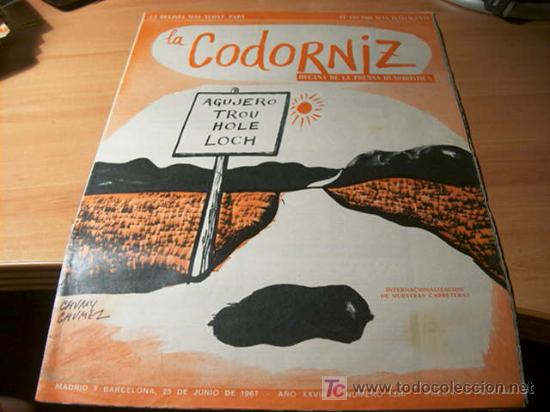 Coleccionismo de Revistas y Peri&oacute;dicos: LA CODORNIZ . N&ordm; 1336 ( 25 - JUNIO - 1967 )