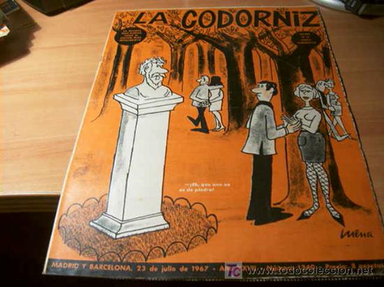 Coleccionismo de Revistas y Peri&oacute;dicos: LA CODORNIZ . N&ordm; 1340 ( 23 - JULIO - 1967 )