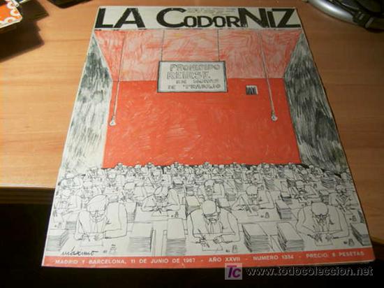Coleccionismo de Revistas y Peri&oacute;dicos: LA CODORNIZ .  N&ordm; 1334 ( 11 - JUNIO - 1967 )