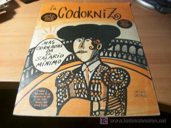 Coleccionismo de Revistas y Peri&oacute;dicos: LA CODORNIZ .  N&ordm; 1358 ( 26 - NOVIEMBRE - 1967 )