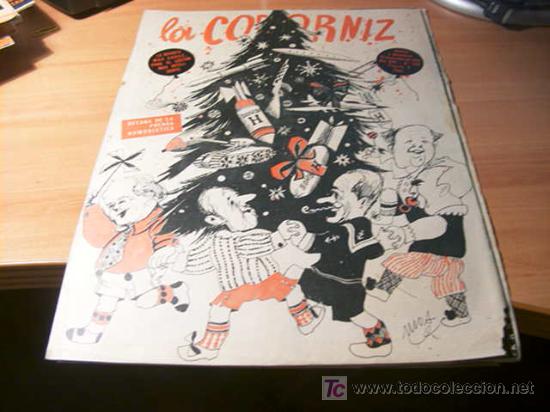 Coleccionismo de Revistas y Peri&oacute;dicos: LA CODORNIZ .  N&ordm; 1310 ( 25 - DICIEMBRE - 1966 )