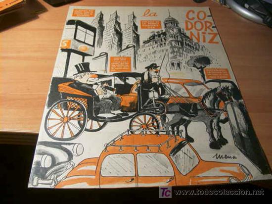 Coleccionismo de Revistas y Peri&oacute;dicos: LA CODORNIZ .  N&ordm; 1368 ( 4 - FEBRERO - 1968 )