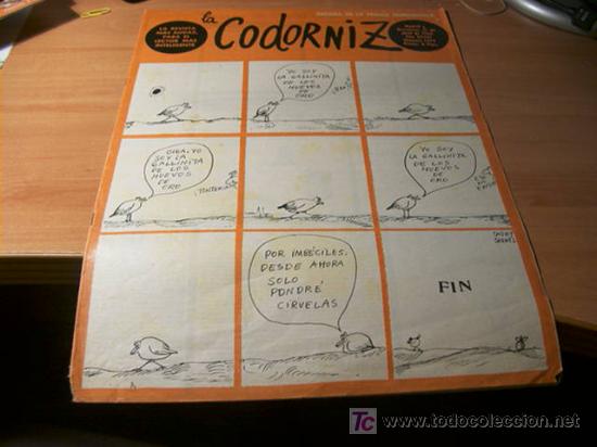 Coleccionismo de Revistas y Peri&oacute;dicos: LA CODORNIZ .  N&ordm; 1379 ( 21 - ABRIL - 1968 )