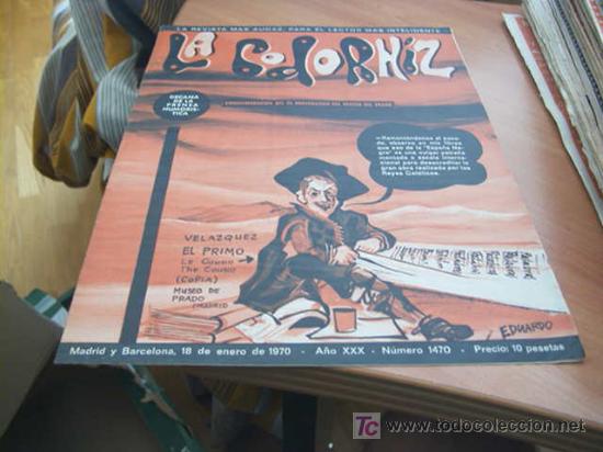 Coleccionismo de Revistas y Peri&oacute;dicos: LA CODORNIZ . N&ordm; 1470 ( 18 - ENERO - 1970 )