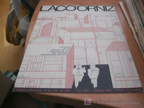 Coleccionismo de Revistas y Peri&oacute;dicos: LA CODORNIZ . N&ordm; 1491 ( 14 - JUNIO - 1970 )