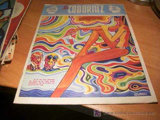 Coleccionismo de Revistas y Peri&oacute;dicos: LA CODORNIZ .  N&ordm; 1618 ( 26 - NOVIEMBRE - 1972 )