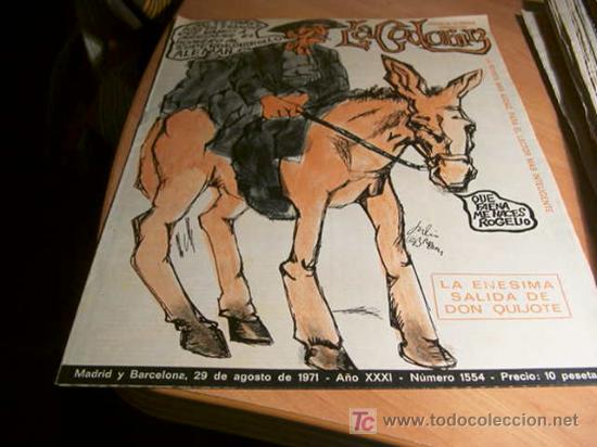 Coleccionismo de Revistas y Peri&oacute;dicos: LA CODORNIZ .  N&ordm; 1554 ( 29 - AGOSTO - 1971 )