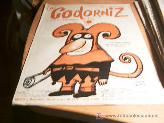 Coleccionismo de Revistas y Peri&oacute;dicos: LA CODORNIZ .  N&ordm; 1576 ( 30 - ENERO - 1972 )