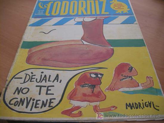 Coleccionismo de Revistas y Peri&oacute;dicos: LA CODORNIZ .  N&ordm; 1647 ( 14 - OCTUBRE - 1973 )