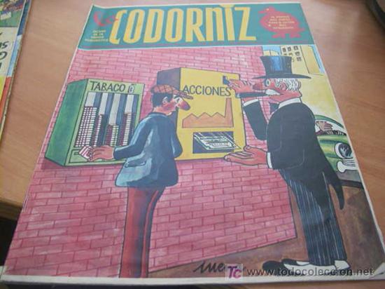 Coleccionismo de Revistas y Peri&oacute;dicos: LA CODORNIZ .  N&ordm; 1655 ( 9 - DICIEMBRE - 1973 )
