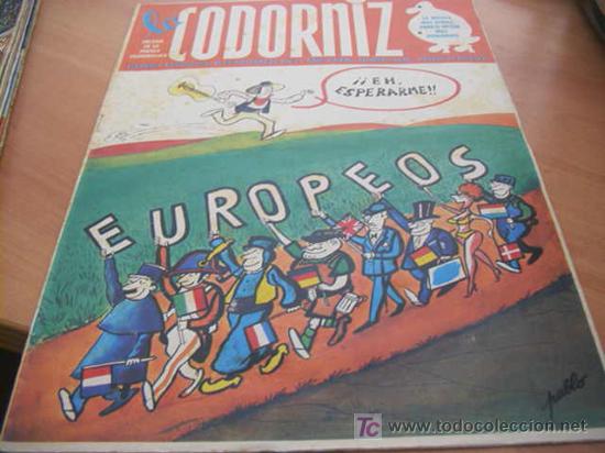 Coleccionismo de Revistas y Peri&oacute;dicos: LA CODORNIZ .  N&ordm; 1648 ( 21 - OCTUBRE - 1973 )