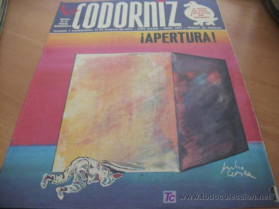 Coleccionismo de Revistas y Peri&oacute;dicos: LA CODORNIZ .  N&ordm; 1671 ( 31 - MARZO - 1974 )