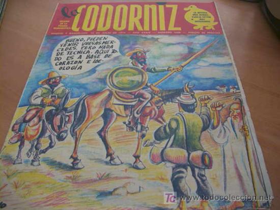 Coleccionismo de Revistas y Peri&oacute;dicos: LA CODORNIZ . N&ordm; 1686 ( 14 - JULIO - 1974 )