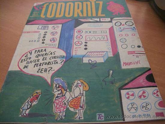 Coleccionismo de Revistas y Peri&oacute;dicos: LA CODORNIZ . N&ordm; 1698 ( 6 - OCTUBRE - 1974 )