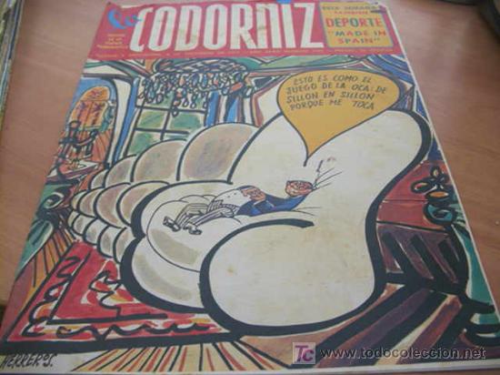 Coleccionismo de Revistas y Peri&oacute;dicos: LA CODORNIZ . N&ordm; 1707 ( 8 - DICIEMBRE - 1974 )