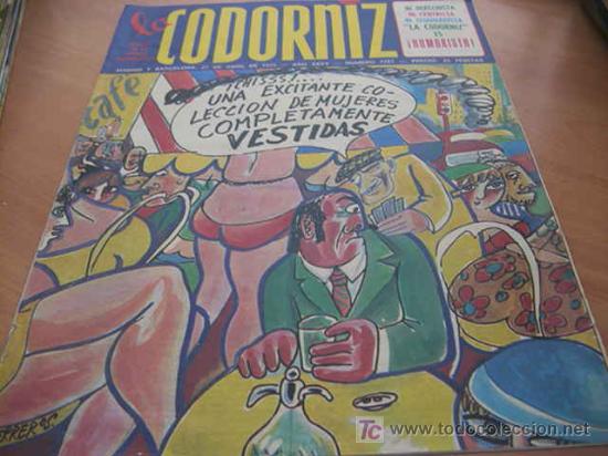 Coleccionismo de Revistas y Peri&oacute;dicos: LA CODORNIZ . N&ordm; 1727 ( 27 - ABRIL - 1975 ) PORTADA HERREROS