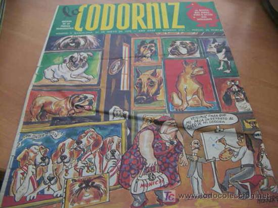 Coleccionismo de Revistas y Peri&oacute;dicos: LA CODORNIZ .  N&ordm; 1731 ( 25- MAYO - 1975 )