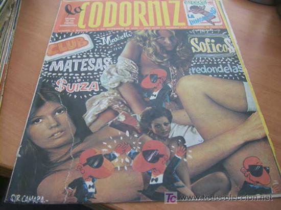 Coleccionismo de Revistas y Peri&oacute;dicos: LA CODORNIZ .  N&ordm; 1742 ESPECIAL CONTRA LA INMORALIDAD  ( 9 - NOVIEMBRE - 1975 )