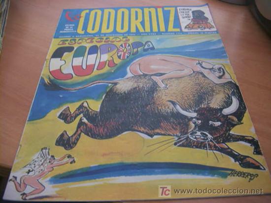 Coleccionismo de Revistas y Peri&oacute;dicos: LA CODORNIZ .  N&ordm; 1744 ESPECIAL EUROPA ( 23 - NOVIEMBRE - 1975 )