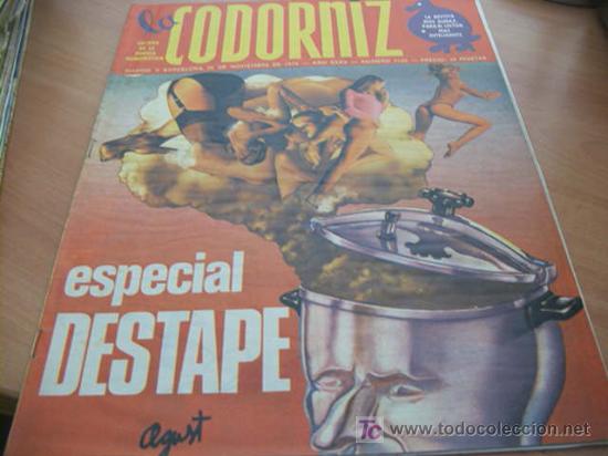 Coleccionismo de Revistas y Peri&oacute;dicos: LA CODORNIZ . ESPECIAL DESTAPE N&ordm; 1745 ( 30 - NOVIEMBRE - 1975 )