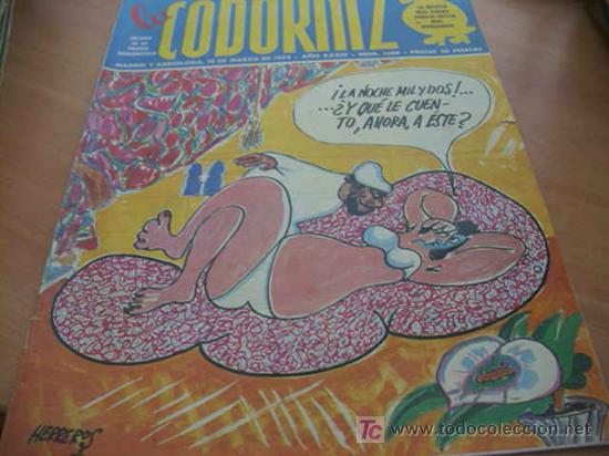 Coleccionismo de Revistas y Peri&oacute;dicos: LA CODORNIZ .N&ordm; 1668 ( 10 - MARZO - 1974 )