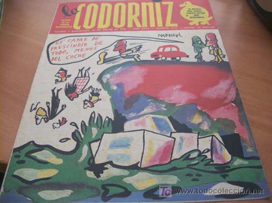 Coleccionismo de Revistas y Peri&oacute;dicos: LA CODORNIZ .N&ordm; 1713 ( 19 - ENERO - 1975 )