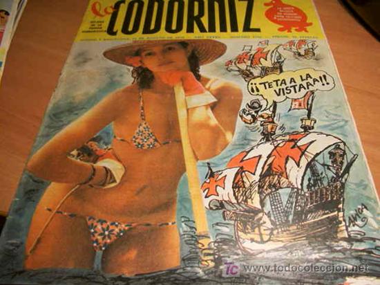 Coleccionismo de Revistas y Peri&oacute;dicos: LA CODORNIZ .  N&ordm; 1782 ( 15 - AGOSTO - 1976 )