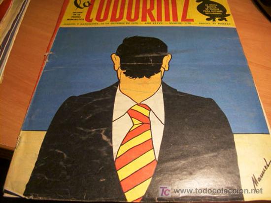Coleccionismo de Revistas y Peri&oacute;dicos: LA CODORNIZ .  N&ordm; 1790 ( 10 - OCTUBRE - 1976 )