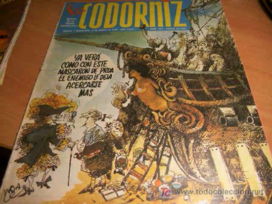 Coleccionismo de Revistas y Peri&oacute;dicos: LA CODORNIZ . N&ordm; 1761 ( 21 - MARZO - 1976 )