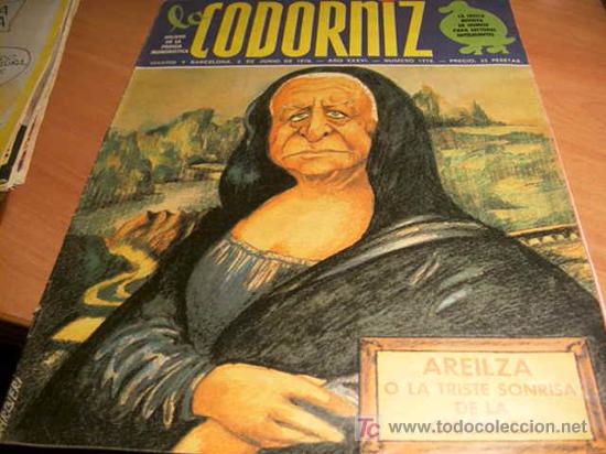 Coleccionismo de Revistas y Peri&oacute;dicos: LA CODORNIZ . N&ordm; 1772 ( 6 - JUNIO - 1976 )