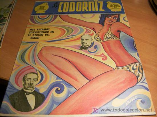 Coleccionismo de Revistas y Peri&oacute;dicos: LA CODORNIZ .  N&ordm; 1628 ( 4 - FEBRERO - 1973 )