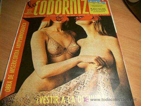 Coleccionismo de Revistas y Peri&oacute;dicos: LA CODORNIZ .  N&ordm; 1760 ( 14 - MARZO - 1976 )