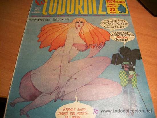 Coleccionismo de Revistas y Peri&oacute;dicos: LA CODORNIZ . N&ordm; 1681 ( 9 - JUNIO - 1974 ) ANIVERSARIO 33 A&Ntilde;OS