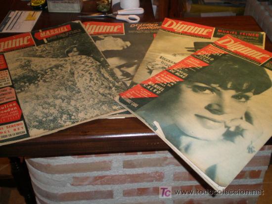 Collezionismo di Riviste e Giornali: CUATRO REVISTAS DIGAME A&Ntilde;OS 60