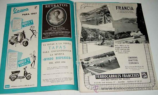 Coleccionismo de Revistas y Peri&oacute;dicos: ANTIGUA REVISTA MUNDO HISPANICA - N&ordm; 115 - OCTUBRE 1958 - ANUNCIO PUBLICITARIO DE VESPA , ARTICULO S