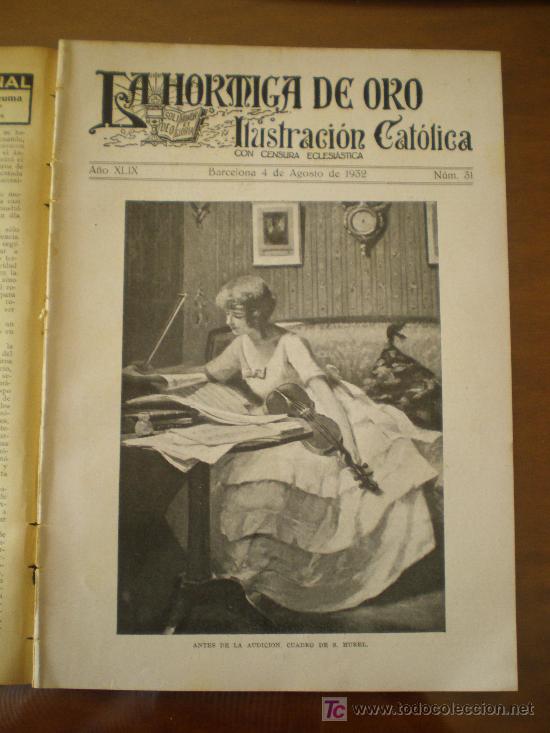 Coleccionismo de revistas y peri&oacute;dicos: LA HORMIGA DE ORO N&ordm; 31 (04/08/32) GUE&Ntilde;ES BILBAO JESUITAS BENICALAP MATARO DURANGO CORU&Ntilde;A TARRAGONA
